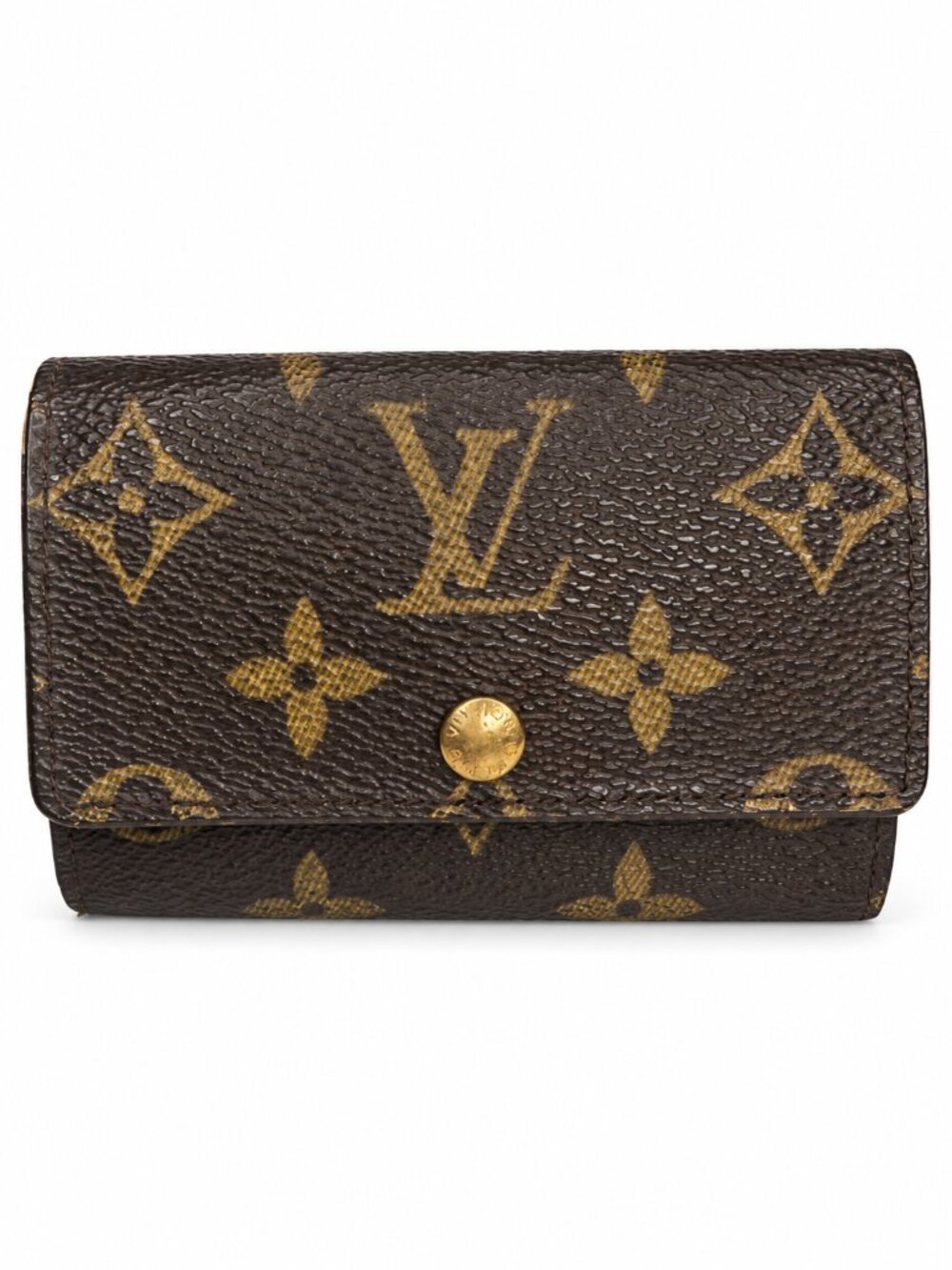 Louis Vuitton Monogram 6-Key Holder | Brown w Gold hardware